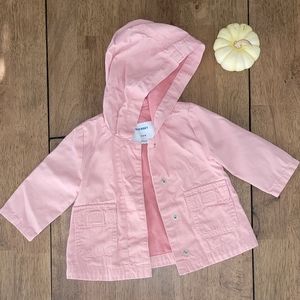 Old Navy 3-6 month Pink Double lined Coat